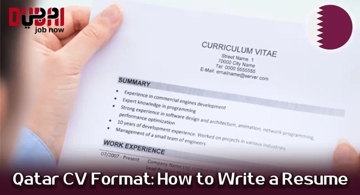 Qatar CV Format: How to Write a Resume for Jobs in Qatar